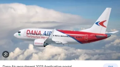 Dana Air Recruitment 2023